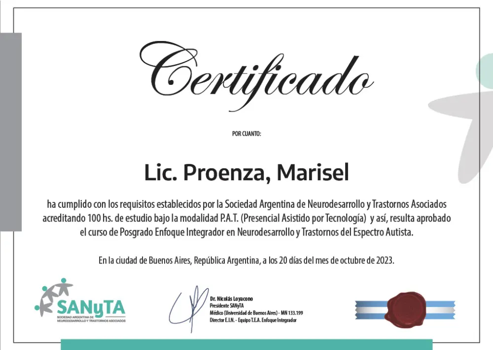 Posgrado Neurodesarrollo